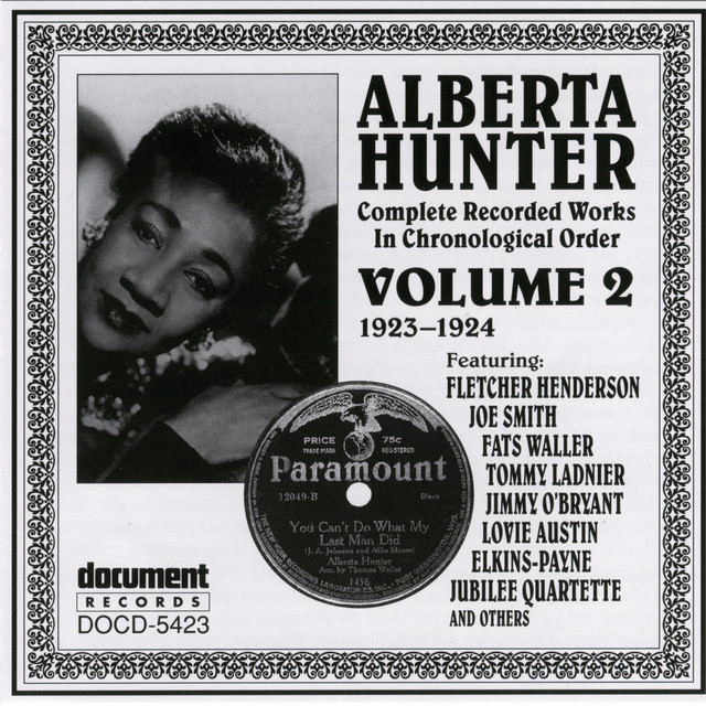 Alberta Hunter Vol. 2 (1923-1924) cover art