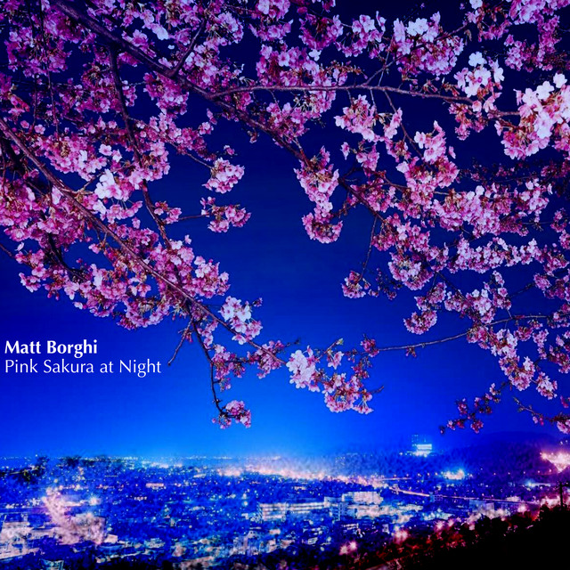 Pink Sakura at Night cover