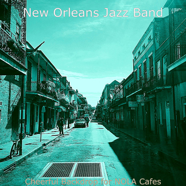 Cheerful Backdrop for NOLA Cafes cover art
