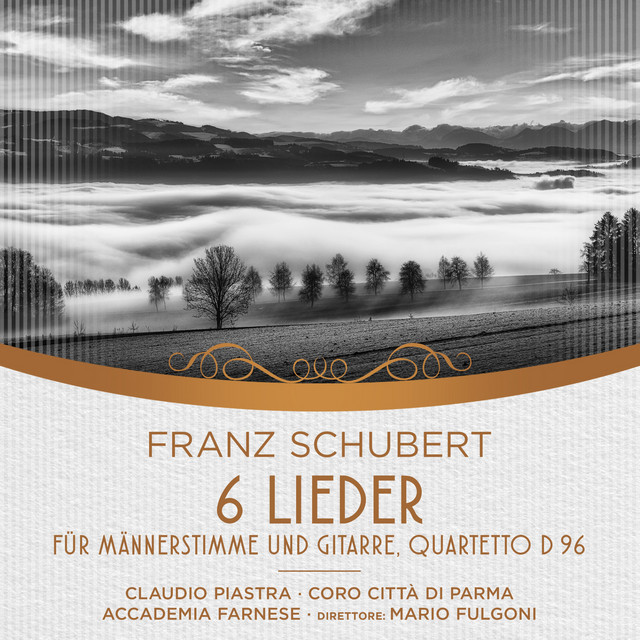 Schubert: 6 Lieder für Männerstimme und Gitarre, Quartetto D 96 cover art