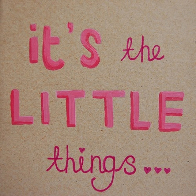 It's The Little Things cover art