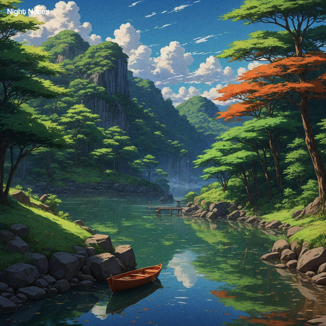 Sunset Over Peaks