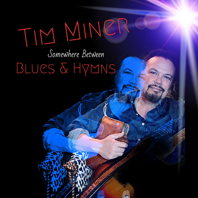 Somewhere between blues and hymns cover art