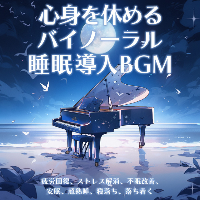 Binaural sleep inducing BGM to rest your mind and body, relieve fatigue, relieve stress, improve insomnia, restful sleep, super sound sleep, fall asleep, calm down cover art