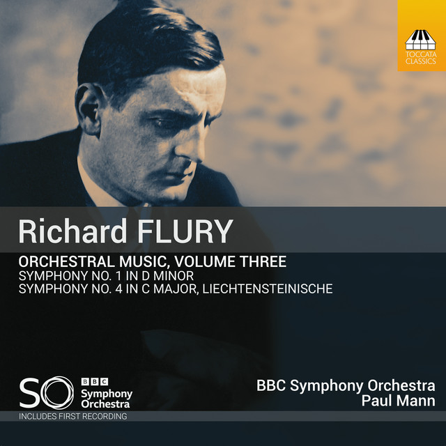 Richard Flury: Orchestral Music, Vol. 3 cover art