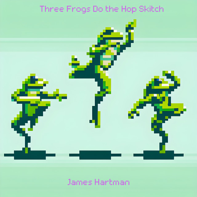 Three Frogs Do the Hop Skitch