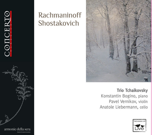 Rachmaninoff, Shostakovich, Shchedrin & Tchaikovsky: Works for Piano Trio cover art