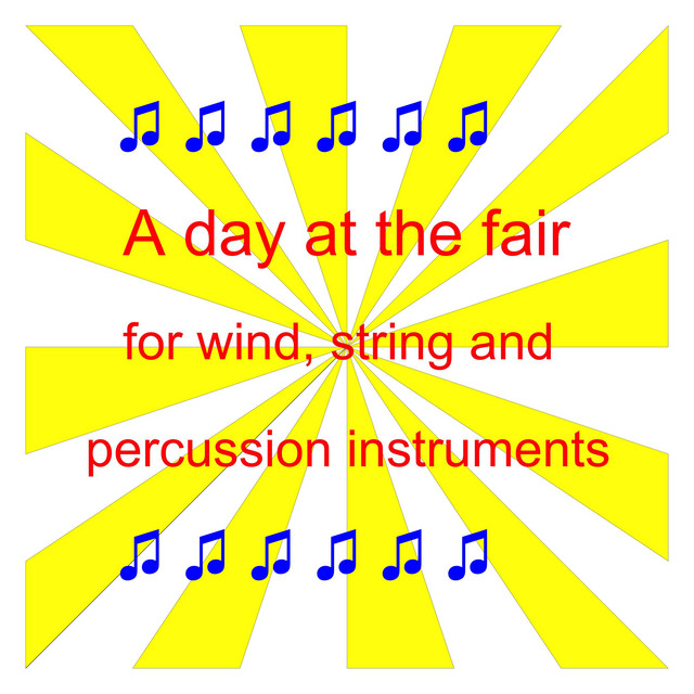A day at the fair for wind, string and percussion instruments cover art