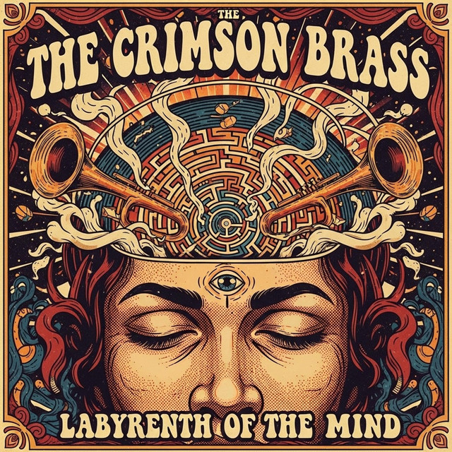 Cover: THE CRIMSON BRASS — Labyrinth of the Mind