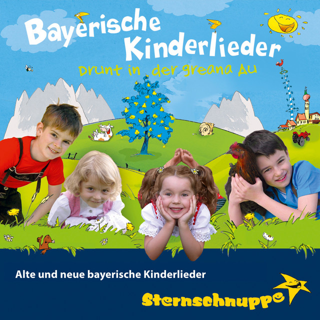 Bayerische Kinderlieder: Alte und neue bayerische Kinderlieder (Drunt in der greana Au) cover art