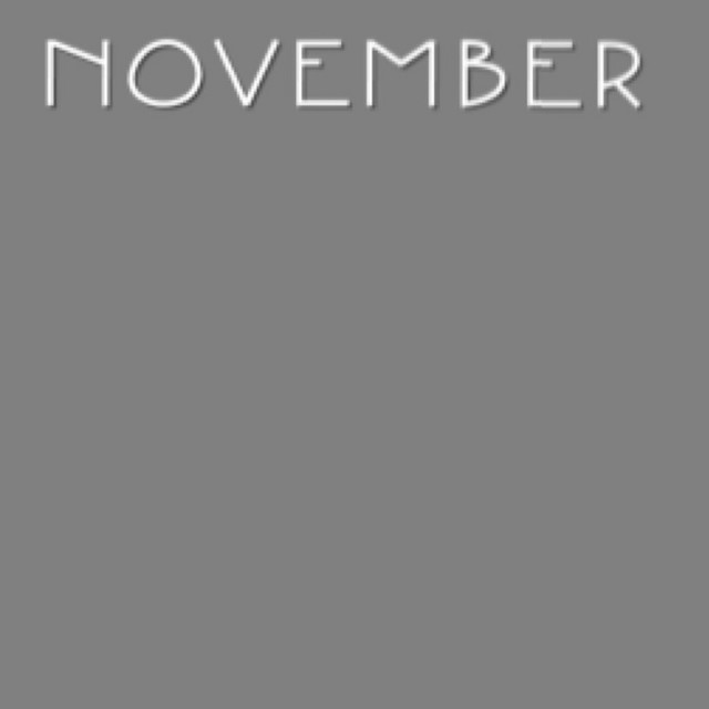 November cover art