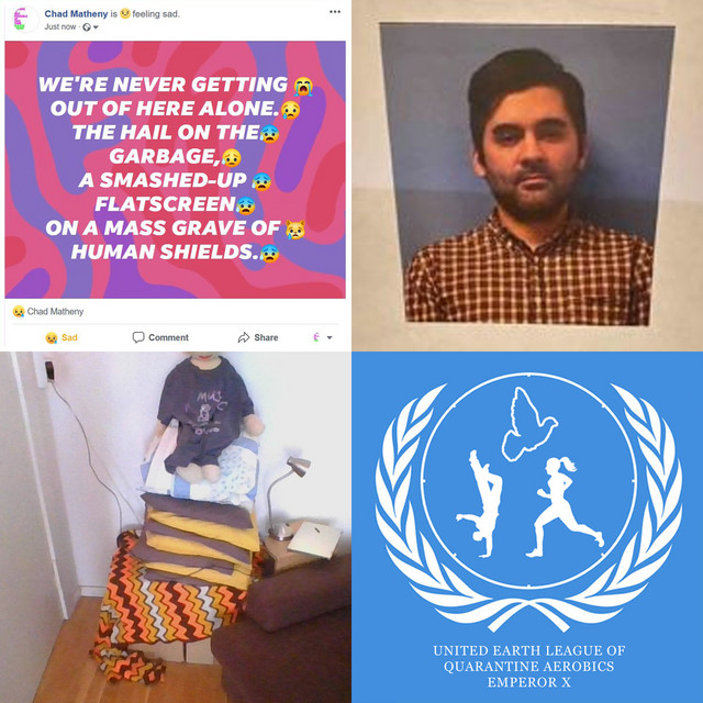 Sad React / United Earth League of Quarantine Aerobics by Emperor X