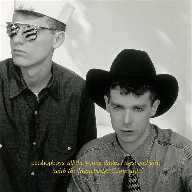 All the young dudes / West End girls (with the Manchester Camerata) cover art