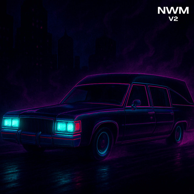 neon hearse cover art