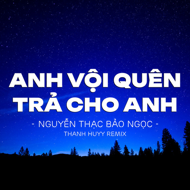 Medley: Anh Vội Quên / Trả Cho Anh - Remix