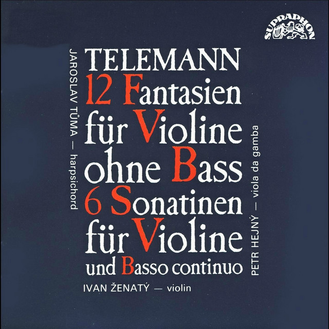 Telemann: 12 Fantasias for Violin without Bass and 6 Sonatinas cover art