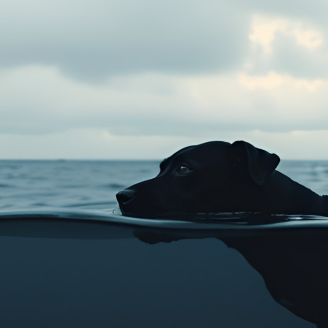 In the sea of despair, a black dog swims - Single by Crying Doggo | Spotify
