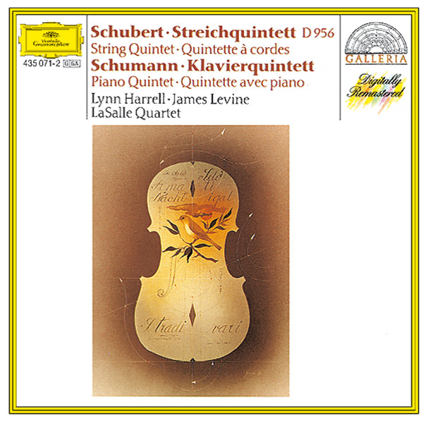Schubert: String Quintet In C Major D.956 / Schumann: Piano Quintet In E Flat, Op. 44 cover art