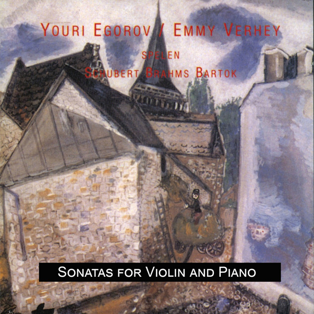 Schubert - Brahms - Bartok: Sonatas for Violin and Piano cover art