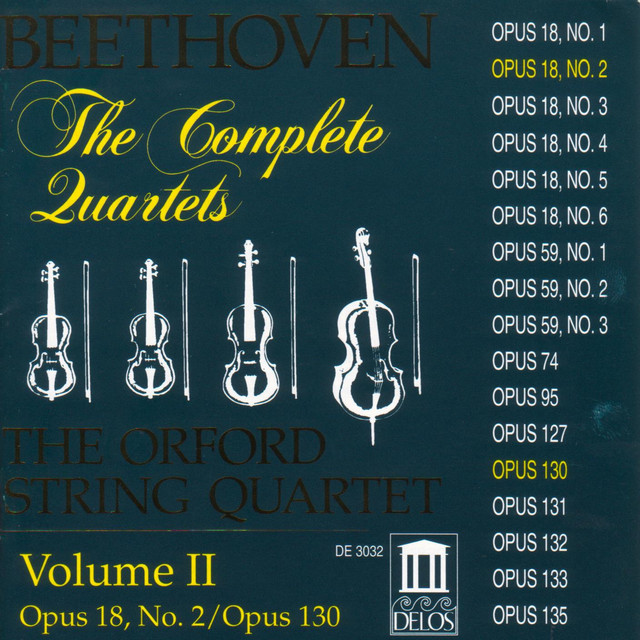 Beethoven: The Complete Quartets, Vol. 2