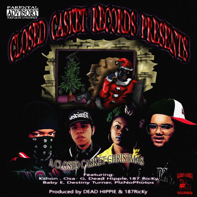 A Closed Casket Records Christmas cover art