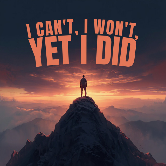 I Can't, I Won't, Yet I Did