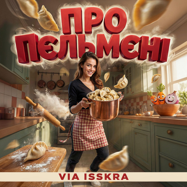 Cover art: ПРО ПЄЛЬМЄНІ — VIA ISSKRA
