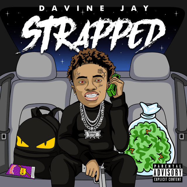 Strapped cover art