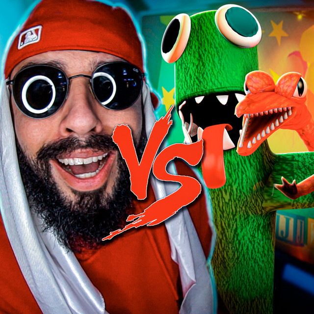 Laranja e Verde do Roblox (Rainbow Friends) Vs. Mussoumano