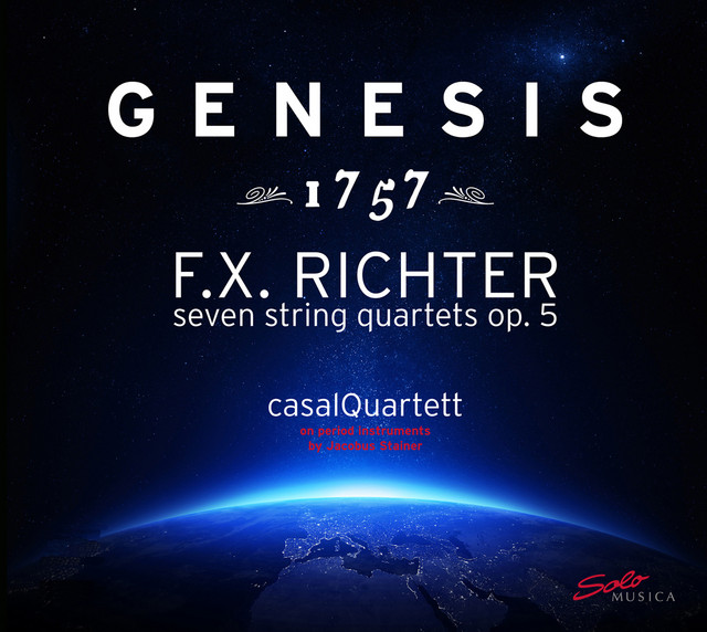 Richter: Seven String Quartets, Op. 5 cover art