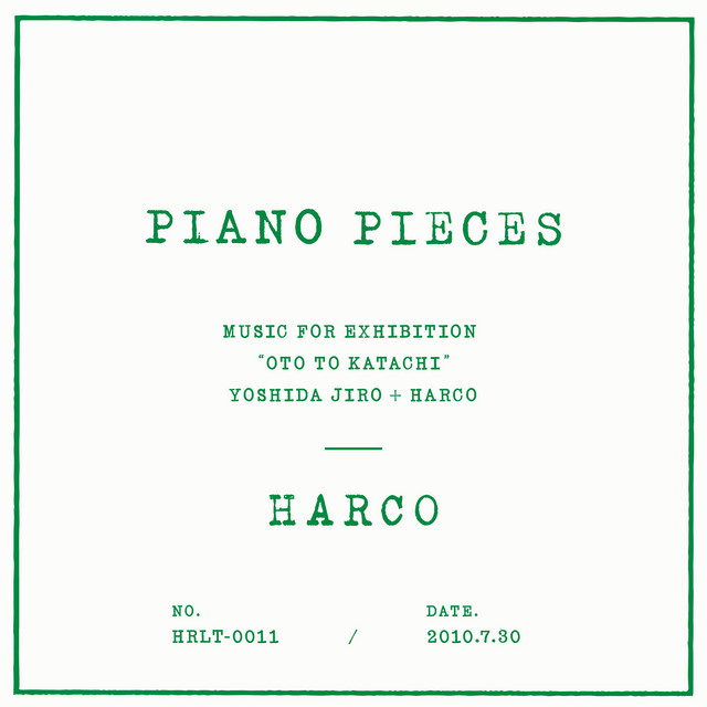 PIANO PIECES cover art