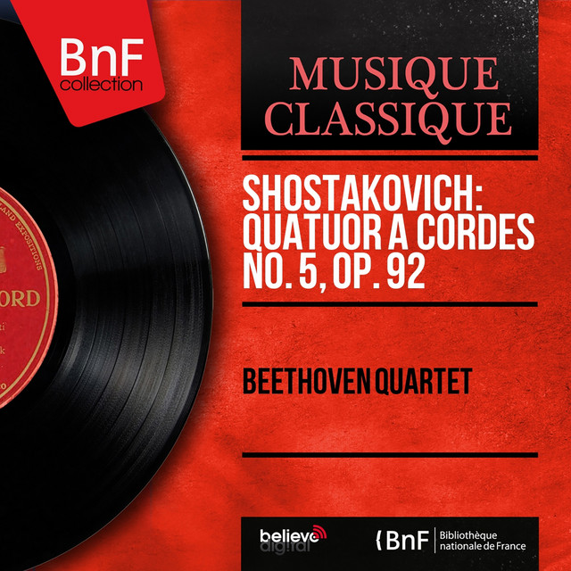 Shostakovich: Quatuor à cordes No. 5, Op. 92 (Mono Version) cover art
