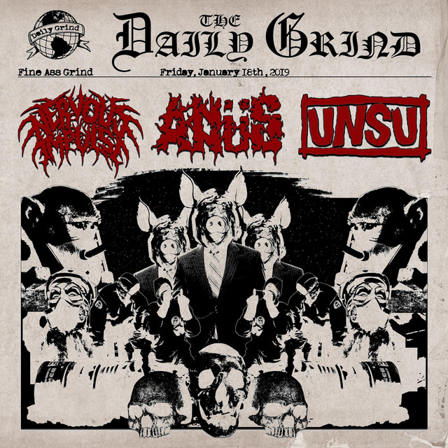 The Daily Grind (3-way split) cover art
