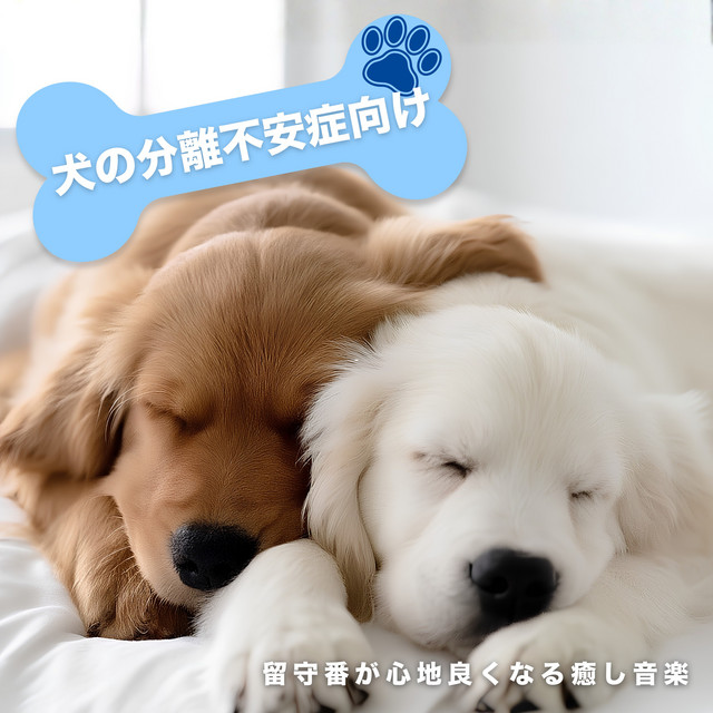 Soothing music for dogs with separation anxiety - making being left alone more comfortable. cover art