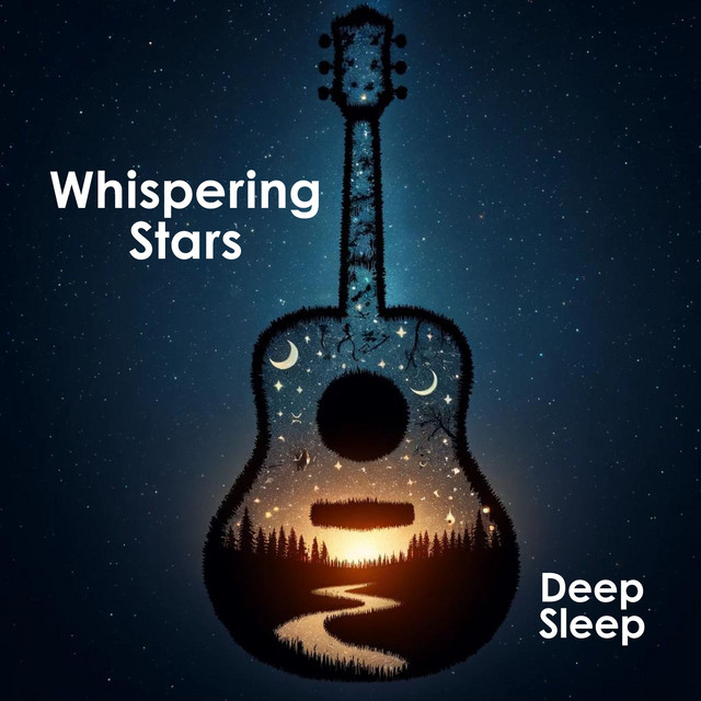Whispering Stars: Acoustic Meditation Guitar, Relaxing Deep Sleep