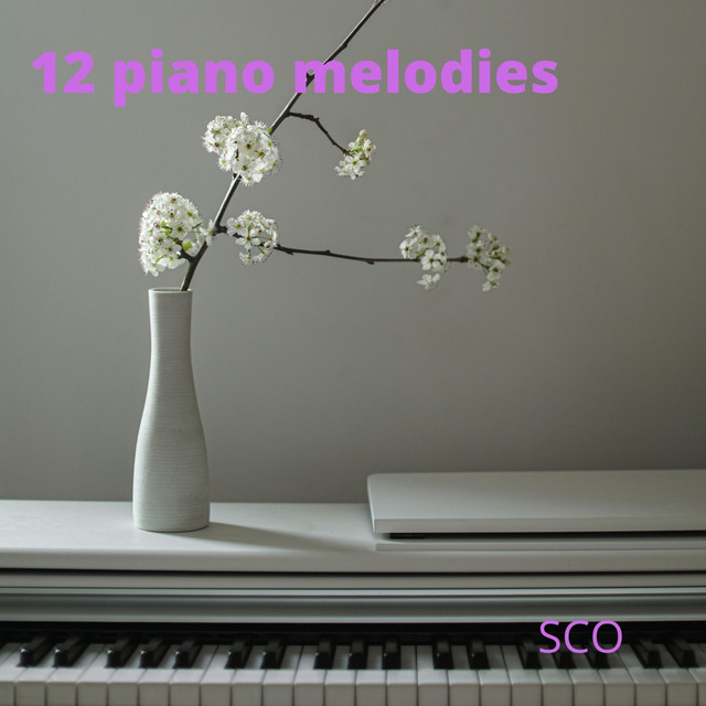 12 piano melodies cover art