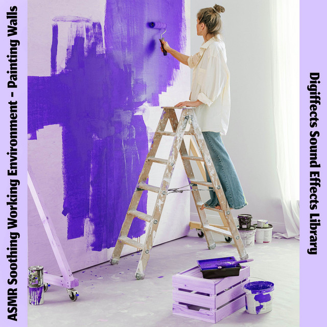 ASMR Soothing Working Environment - Painting Walls cover art