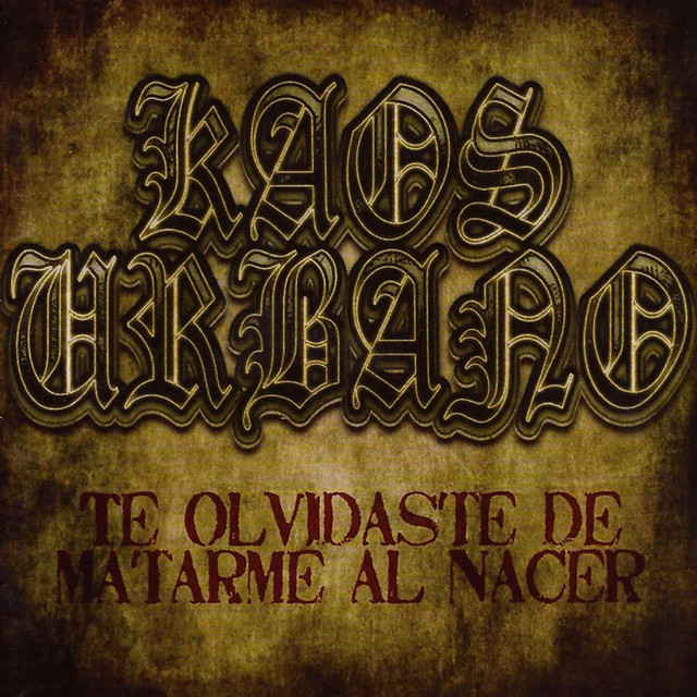 Te Olvidaste De Matarme Al Nacer cover