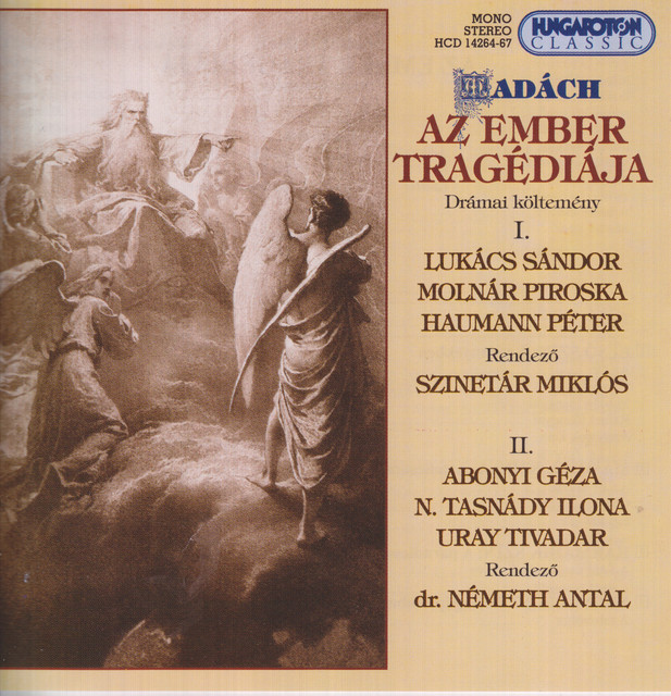Az ember tragediaja, Scene 1: A mennyekben (the Heavens) [the Tragedy of Man]