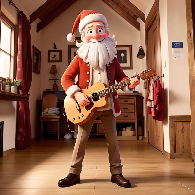 Winter Chrismas tape cover art
