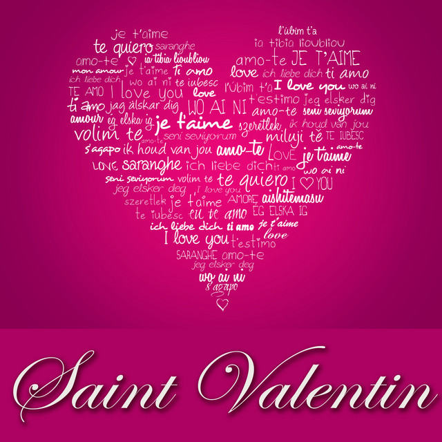 Saint Valentin – Musique romantique pour la fête des amoureux, chanson d'amour au piano cover art