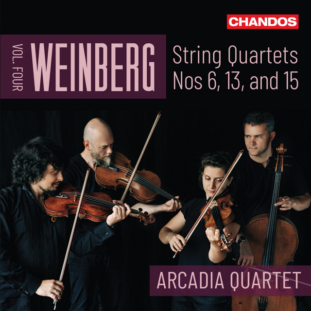 Weinberg: String Quartets, Vol. 4 cover art