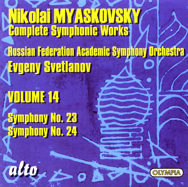 Nikolai Myaskovsky Complete Symphonic Works: Volume 14 - Symphony No. 23 & Symphony No. 24 cover art