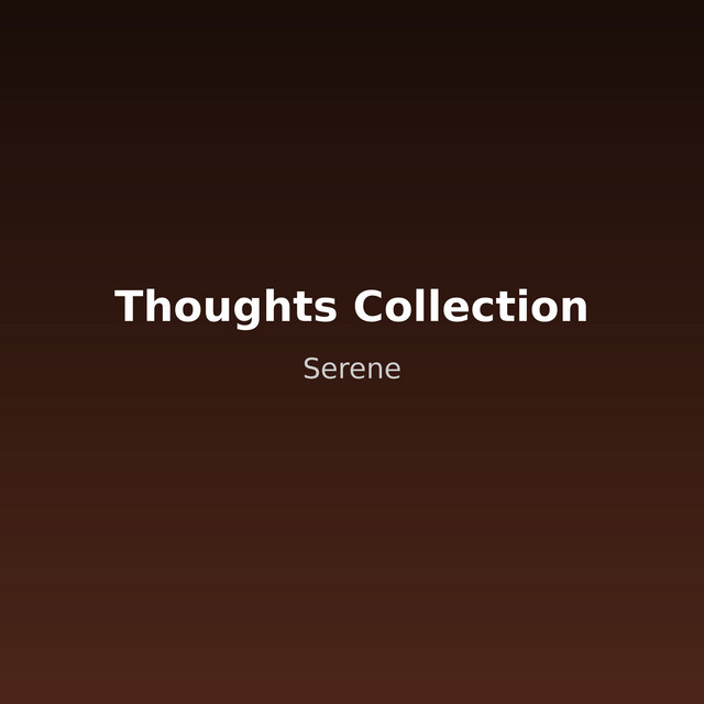 Thoughts Collection cover art