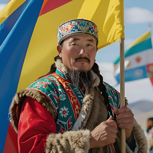 Jakob Welik – The Mongolian Caravan Departure into the Steppe