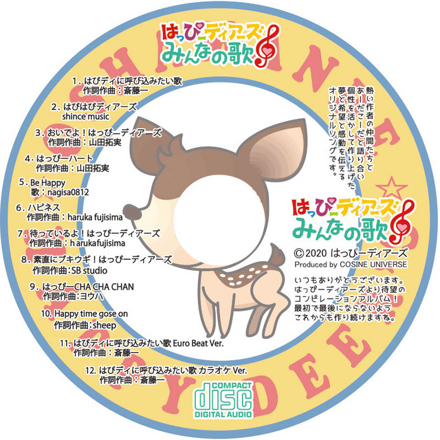 はっぴーディアーズに呼び込みたい歌 カラオケver Song By お菓子の王国はっぴーディアーズ Spotify