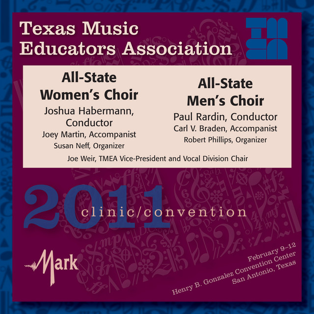 Texas Music Educators Association 2011 Clinic and Convention - All State Men's and Women's Choir cover