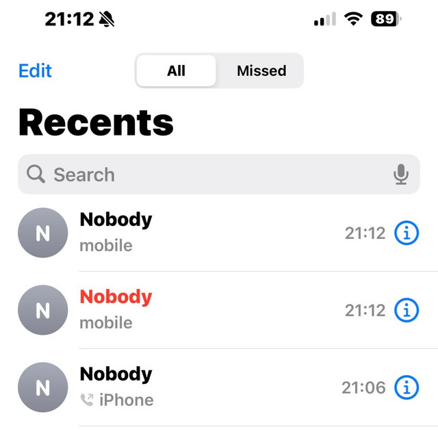 nobody's there