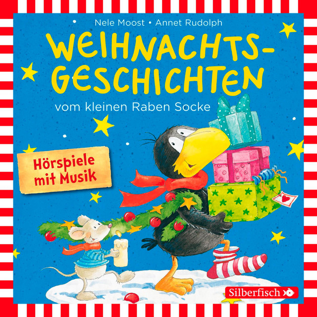 Weihnachtsgeschichten vom kleinen Raben Socke: Alles Advent!, Alles glitzert!, Alles in Eile!, Alles weg! (Der kleine Rabe Socke) cover art