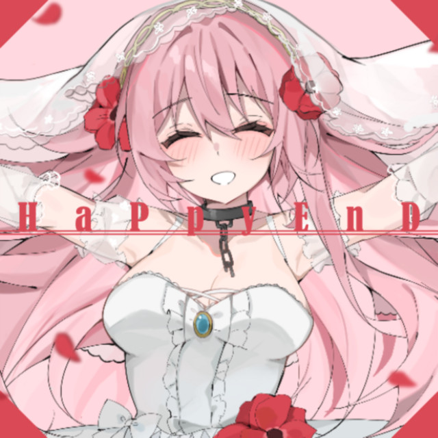 HaPpyEnD (feat. MEGURINE LUKA) cover art